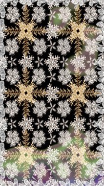 Raster. Zarif, parlak ve pürüzsüz siyah ve gri çiçek desenli tasarım. Sabıka baskıları, bebek kıyafetleri, duvar kâğıtları, paket kutuları vb..