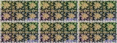 Raster oryantal süs. Kusursuz altın desen. Gri ve nötr renklerde altın elementlerle kusursuz desen.