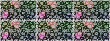 Gri ve nötr renklerde bahar çiçekleri. Yaprak ve çiçeklerin suluboya resimleri, gri ve nötr renklerde kusursuz desenler. Raster illüstrasyonu.