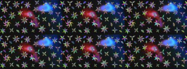 Güzel çiçek deseni. Renkli çiçekler. Renkli Bahar Teması eskiz kalıbı. Düz Çiçek Elementleri Tasarımı.