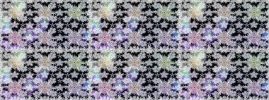 Raster Illustration. Düz çiçek elemanları tasarım. Dikişsiz Chichi kumaş deseni. Çiçek deseni. Renkli Bahar teması Dikişsiz desen arka plan.