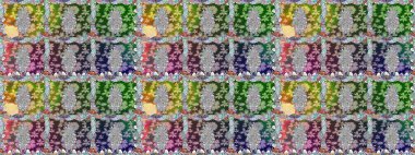 Sevimli çiçek raster deseni. Düz Çiçek Elementleri Tasarımı. Renkli Bahar Temalı Kusursuz Arkaplan. Tarafsız renklerde çiçekler.