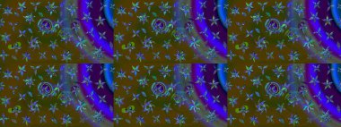 Şekil verilmiş çiçeklerle eskiz deseni. Süslü zentangle çizim dokusu, soyut çiçeklerle süslenmiş. Çiçek deseni duvar kağıdı, şablon dolguları ve web sayfası arkaplanı için kullanılabilir.