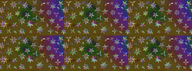 Doğal kozmetik ürünleri, parfüm, çiçekçi dükkanı için bahar ihalesi tasarımı. Paket kağıdı için en iyisi. Yeşil ve kahverengi lale çiçekleriyle Raster eskiz deseni. Karşılama ya da düğün geçmişi olarak kullanılabilir.