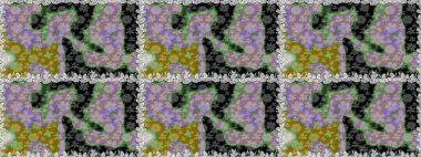 Kahverengi ve bej renklerde altın elementler. Kusursuz raster arka plan. Duvar kâğıdı barok, İspanyol kumaşı. Şık bir grafik desen. Çiçek deseni.