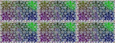 Çocuk stili. Çiçekli, kusursuz bir arkaplan. Renkli Bahar Temalı Kusursuz Arkaplan. Düz Çiçek Elementleri Tasarımı.