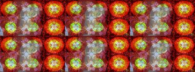 Kar taneleri tasarımı. Son moda kar taneleri ve elementler onun kartlarını gösteriyor. Retro stil dokusu, şablon kış elementleri. Modern tasarım posteri, kapak, kırmızı, kahverengi ve turuncu renkli kart tasarımı.