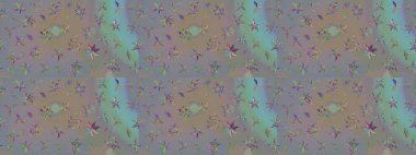 Sketch pattern with flower. Flowers on gray and beige colors. Colour Spring Theme sketch pattern Background. Flat Flower Elements Design.