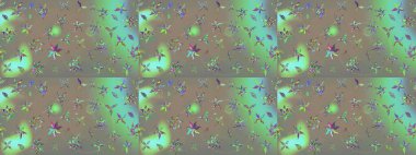 Klasik çiçek desenli. Paketleme, tekstil, duvar kâğıdı için çiçek eskizi. Yumuşak fayans. Raster 'ın taze dokusu. Yumuşak pamuk tasarımı.