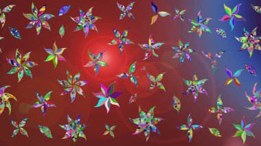 Miles Fleur, ditsy ornament. For print on fabric, textiles, wallpaper. Cute floral pattern with buds chamomile flowers. Raster illustration. Vintage retro style. Sketch background.