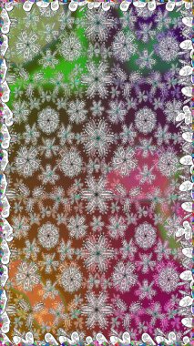 Parlak renkli çiçekleri ve gri renkli yaprakları olan kusursuz çiçek desenleri. Halk tarzı. Modern çiçek arkaplanı. Moda baskıları için zarif bir şablon.