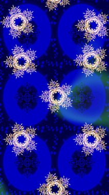 Yeni yıl kar tanesi. Güzel soyut kar tanesi raster tasarımı. Düz kar karalama ikonları, kar taneleri maviler içinde siluet, noel afişi için tarafsız ve siyah renkler, kartlar.