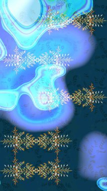 Hint çiçek liyada madalyon deseni. Etnik Mandala süsü. Tekstil, tebrik kartı, boyama kitabı, telefon kılıfı baskı için kullanılabilir. Raster Kına dövme tarzı.