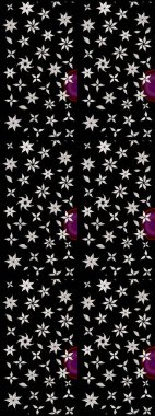 Colour Spring Theme sketch pattern Background. Flat Flower Elements Design. Flowers on black and neutral colors. Sketch floral pattern with flowers, watercolor. Raster illustration.