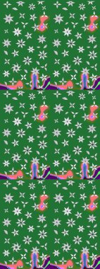 Eskiz geçmişi. Kumaş, tekstil, duvar kağıdı baskısı için. Eski usul. Raster. Raster illüstrasyonu. Tomurcukları çiçekli sevimli çiçek deseni..