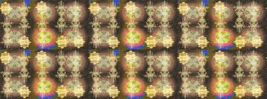 Raster illustration. Christmas background with snowflakes abstract background. Brown, beige and neutral snowflakes. Cute design. Holiday design for Christmas, New Year fashion prints.