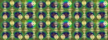 Cute snowflake on green, blue and yellow colors. Abstract wallpaper, wrapping decoration. Snowflake simple. Symbol of winter, Merry Christmas holiday, Happy New Year celebration Raster illustration.