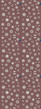 Kahverengi renkli çiçekler. Yumuşak, bahar çiçekli arka plan. Raster çiçek desenli ve çiçekli..