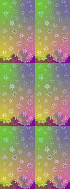 Raster stili kumaş deseni. Çiçekler suluboya çizim deseni.