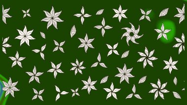 Modern çiçek arkaplanı. Moda baskıları için zarif bir şablon. Parlak renkli çiçekli ve yeşil yapraklı harika bir çiçek deseni. Halk stili.