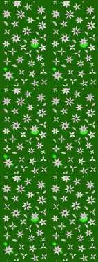 Modern stil dokusu. Çiçek desenli raster, yeşil çizgi grafik deseni soyut raster arkaplan.