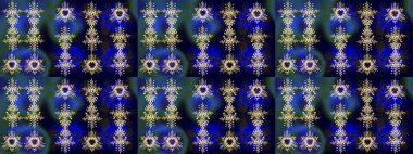 Raster illüstrasyonu. Küçük çiçekli şirin bir desen. Çiçek ve yapraklı çiçek deseni.