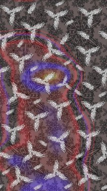 Nazik, narin çiçek arkaplanı. Kahverengi renkli çiçekler. Raster çiçek desenli ve çiçekli..