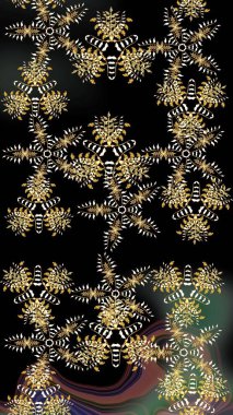 Çiçek deseni duvar kağıdı, desen dolguları ve web sayfası arka planı için kullanılabilir. Şekil verilmiş çiçeklerle eskiz deseni. Süslü zentangle çizim dokusu, soyut çiçeklerle süslenmiş..