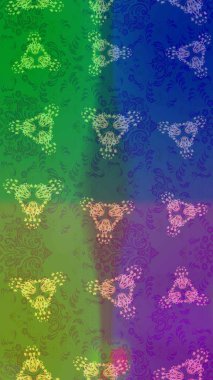 Raster illüstrasyonu. Altın renkli kristal kar taneleri.