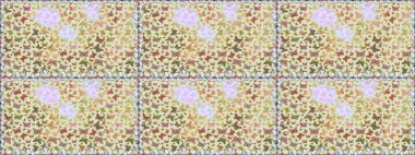 Kusursuz desen. Kağıt, kumaş, ambalaj kağıdı ve duvar kâğıdı tasarımı için hoş bir arkaplan. El çizimi kelebekli moda raster yaz deseni. Raster illüstrasyonu.