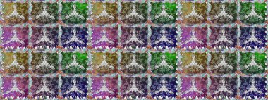 Moda baskıları için zarif bir şablon. Küçük renkli çiçekler. Çiçekli yaz çiçekleri. Motley illüstrasyonu. Küçük çiçekte güzel bir desen. Kusursuz..