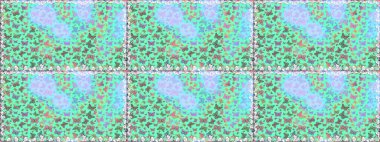 Raster. Soyut, pürüzsüz bir arkaplan. Mavi ve nötr renkler üzerine bir resim. Kelebek deseni. Moda Kumaşı Tasarımı.