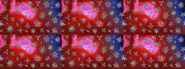 Raster suluboya çiçek deseni, narin çiçekler, kırmızı ve pembe çiçekler, tebrik kartı şablonu. Güzel kumaş deseni.