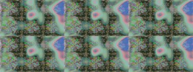 Gri ve nötr renkte çiçekler. Raster illüstrasyonunda kusursuz çiçek deseni.