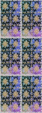 Gri ve nötr renklerde geleneksel, klasik, altın, pürüzsüz desen. Barok tarzında kusursuz bir doğulu süsü..