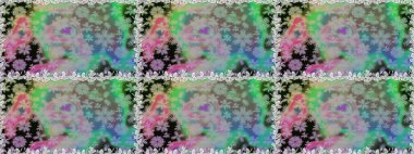 Kumaş, tekstil, duvar kağıdı baskısı için. Kusursuz bir geçmişi var. Raster illüstrasyonu. Tomurcukları çiçek olan sevimli bir çiçek deseni. Raster. Antika retro tarzı.