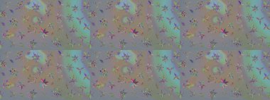 Raster illüstrasyonu. Egzotik çiçekler, gri ve nötr renkler üzerine botanik ve parlak klasik doğa. Klasik tropikal doğal elementlerin suluboya seti.