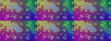 Çiçek desenli raster, mor ve menekşe desenli soyut raster arkaplanı. Modern stil dokusu.