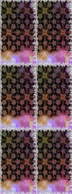 Küçük çiçekteki sevimli çiçek deseni. Siyah renkte çiçekler.