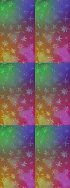 Colorful sketch pattern. Floral background. Raster illustration. Flowers wallpaper. In cute textile style on brown and green colors.