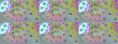 Tarafsız ve mavi renkte çiçekler. Düz Çiçek Elementleri Tasarımı. Güzel çiçek deseni. Renkli Bahar Teması çizim şablonu.