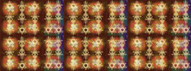 Snowflake raster background. Raster design. Winter brown, orange and yellow christmas snow flat crystal element. Weather illustration ice collection. Xmas frost snow flake isolated silhouette symbol.