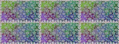 Suluboya desensiz çiçek buketi. Ton halinde. Çiçeğin suluboya çizimlerinin mükemmel deseni. Dekorasyon ve tasarım için güzel bir desen. Moda yazdırma.