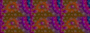 Suluboya çizim kalıbı. Dekorasyon ve tasarım için güzel bir desen. Moda baskısı. Çiçeğin suluboya çizimlerinin mükemmel deseni. Eski model. Raster illüstrasyonu.