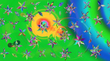 Çizim raster deseni. Çiçek arkaplan. Güzel kumaş deseni.