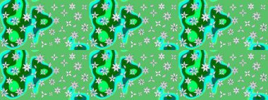 Çizim çiçek deseni duvar kağıdı, web sitesi arka planı, ambalaj kağıdı, davetiye, broşür, afiş veya web sitesi için kullanılabilir. Karalama elementleri. El çizimi Raster illüstrasyonu.