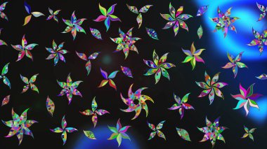 Moda baskısı. Eski model. Dekorasyon ve tasarım için güzel bir desen. Suluboya çizim kalıbı. Çiçeğin suluboya çizimlerinin zarif deseni.