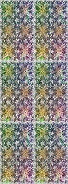 Süslü raster dekorasyonu. Barok tarzında duvar kağıdı tasarımı için kusursuz damaske deseni arkaplanı. Altın elementlerle gri renklerde altın desen.