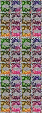 Raster 'ın taze dokusu. Yumuşak fayans. Yumuşak pamuk tasarımı. Klasik çiçek desenli. Paketleme, tekstil, duvar kağıdı için kusursuz çiçek arkaplanı.