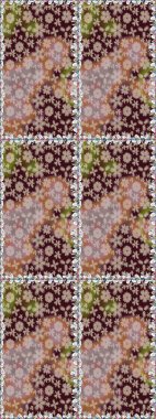 Yaz tema Dikişsiz desen arka plan rengi. Trendy sorunsuz çiçek deseni içinde Raster resim. Güzel kumaş deseni. Düz çiçek öğeleri tasarım.